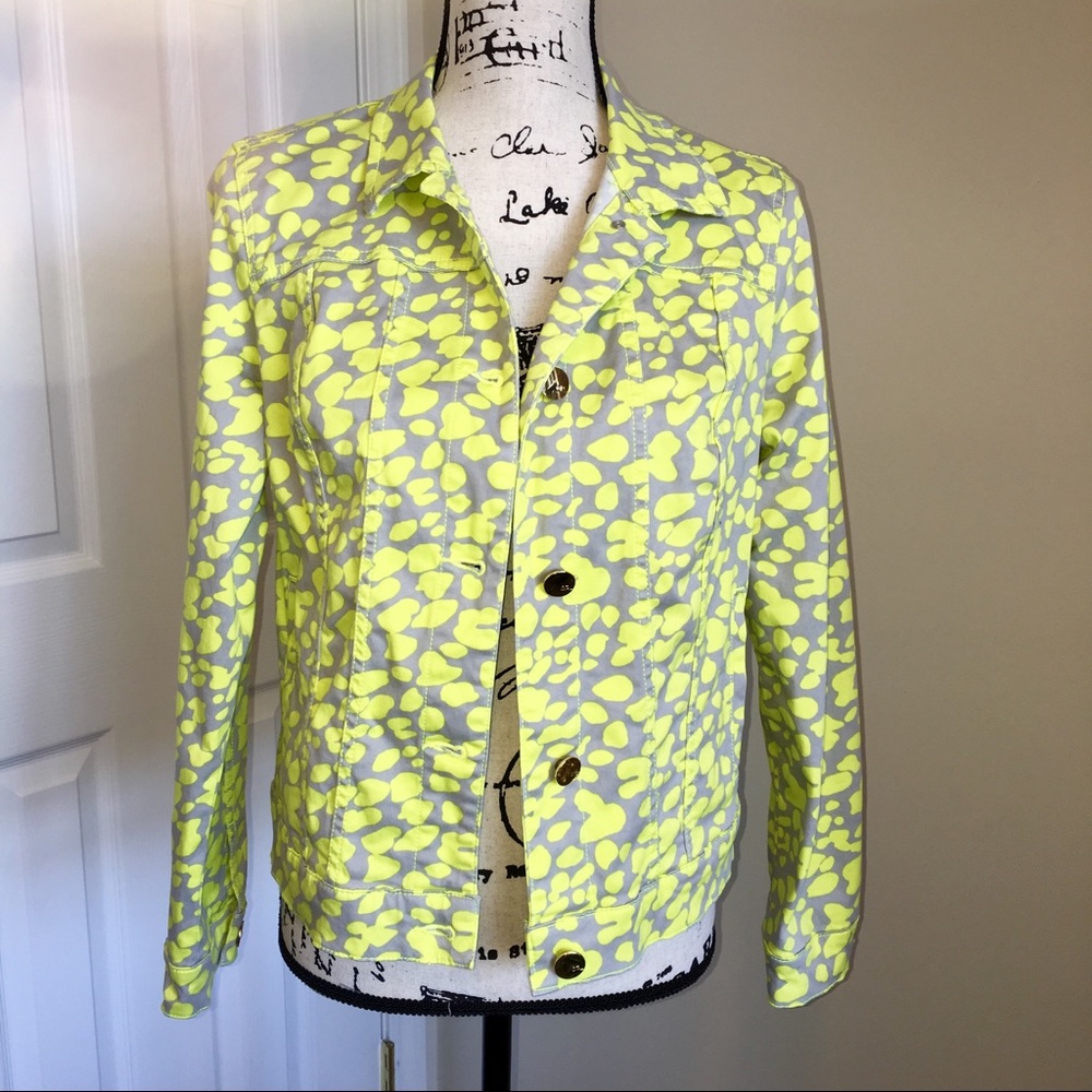 Cynthia Rowley Yellow and Gray Jacket